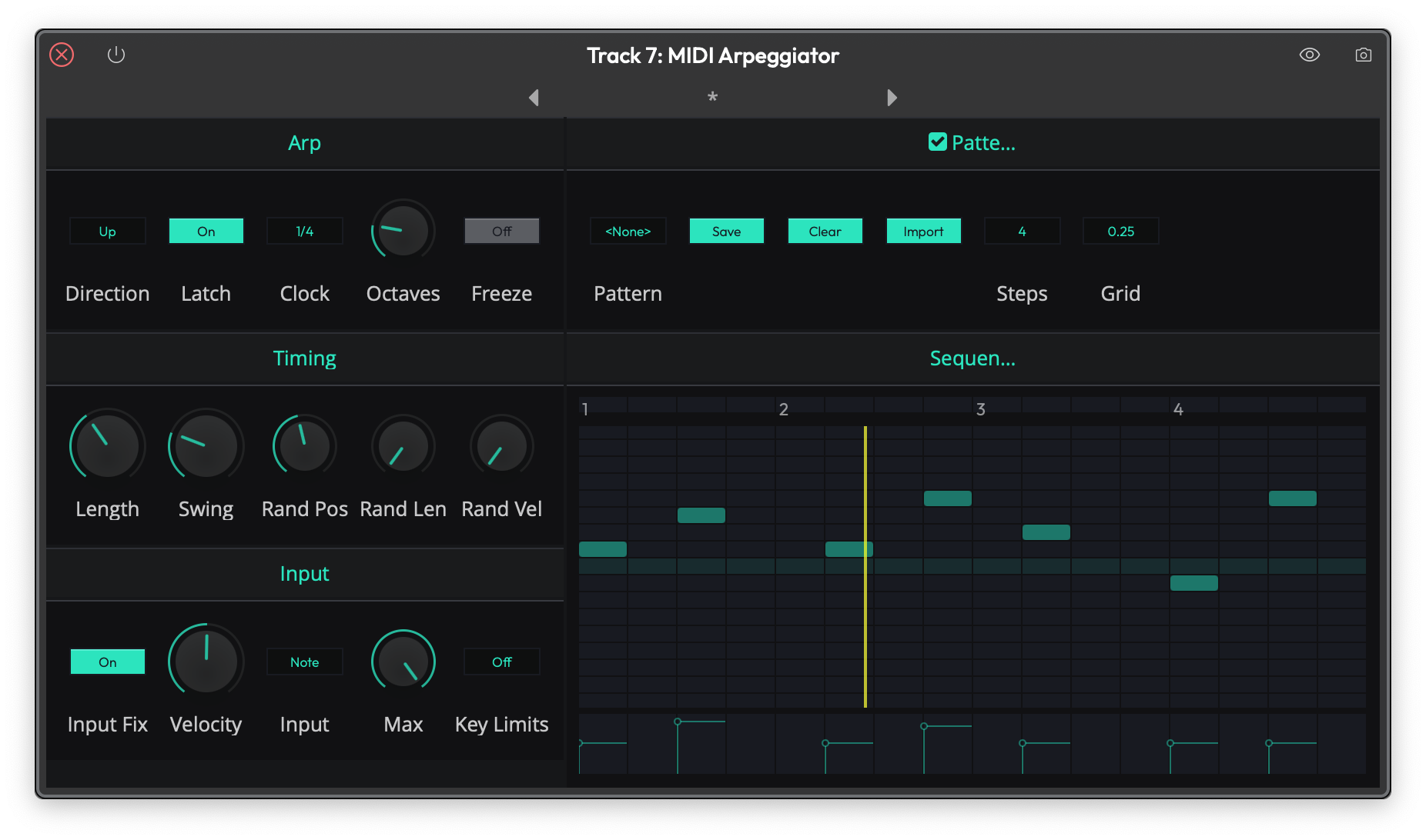 MIDI Arpeggiator