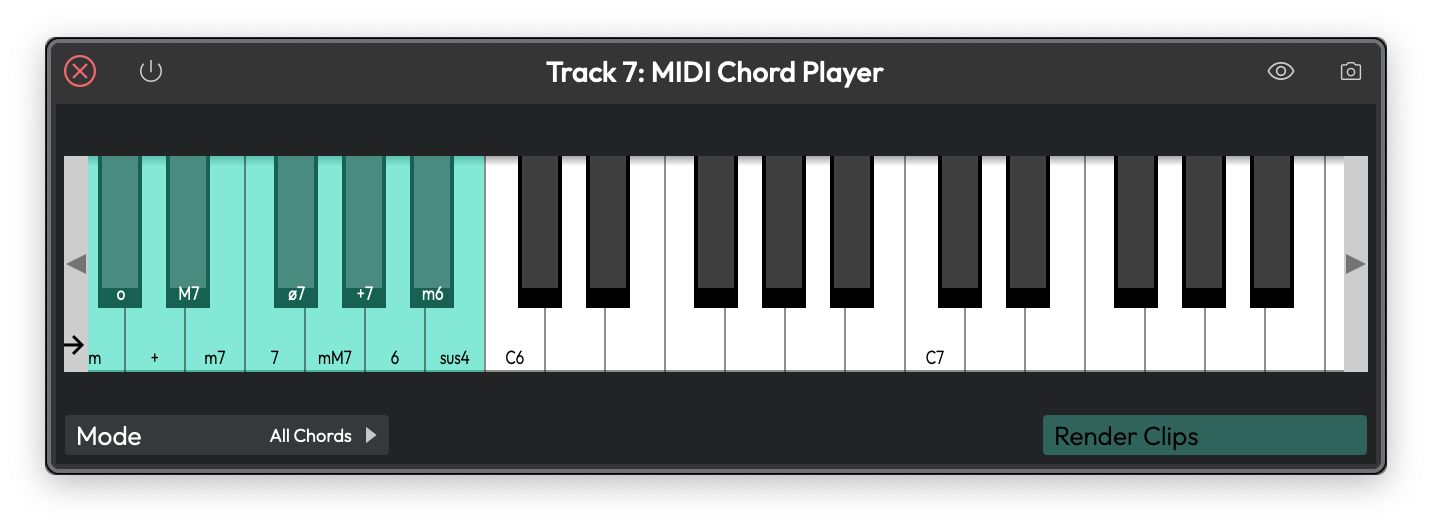 MIDI Chord Player